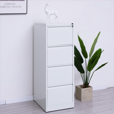 4-Drawer Modern Steel Office Furniture Key Lock Adjustable File Cabinet for Storage for Bedroom School Gym Workshop Hotel