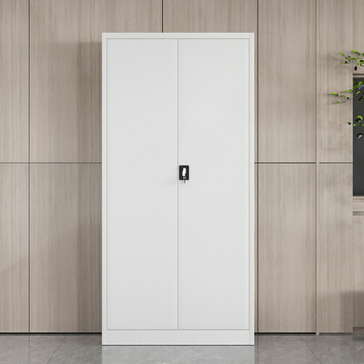 Hot Sale 2-Door Modern Office Metal Storage File Cabinet 4-Shelf Filing Cabinet Home Warehouse Workshop Durable Steel Plastic