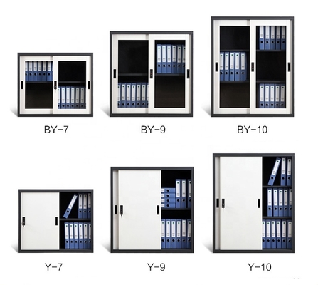 Top-Ranked Modern Steel File Cabinet Home Hotel Office Lock Adjustable Bookshelf Glass Display Case Storage Made Durable Iron