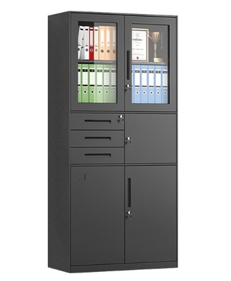 Storage Cabinet with 4 Doors and Adjustable Shelves Metal File Cabinet Manufacturers Metal Cupboard Steel Storage Filing Cabinet