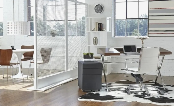 Modern 3-Drawer Metal File Cabinet Black Versatile Home Office Bedroom School Warehouse Gym Workshop Hotel Hospital Use