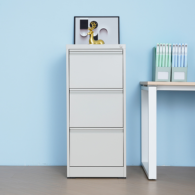 Large Capacity 3-Drawer Steel Filing Cabinet Adjustable Office Furniture Metal File Organizer for Home Office & Workshop Use