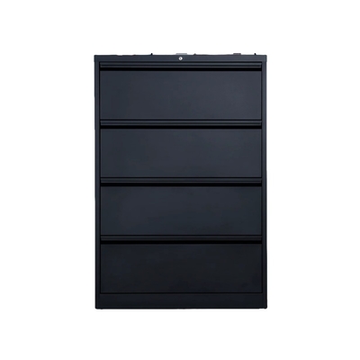 4-Drawer Steel Vertical Filing Cabinet Adjustable Office Storage Efficient Home Office Warehouse Workshop Document Management