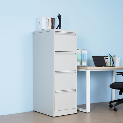 Modern 4-Drawer Steel File Cabinet for Office Home Hotel Gym School Workshop Basement More-for Storage in Bedroom Warehouse