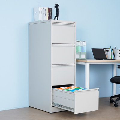 Modern 4-Drawer Steel File Cabinet for Office Home Hotel Gym School Workshop Basement More-for Storage in Bedroom Warehouse