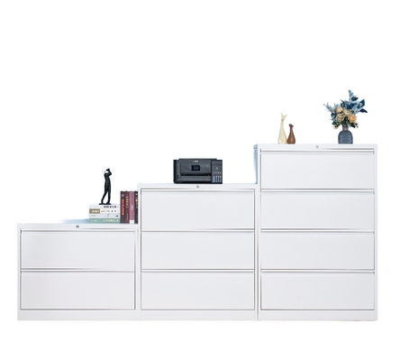 Modern 2 Drawer Steel File Cabinet Simple Style Foldable & Adjustable Office Furniture for Home Storage Iron Material Office Use