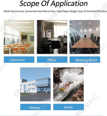 Transparent Lockable Mobile Phone Storage Box Aluminium 36 Cell  Positions Construction Handle and Wall Lock Wide Applications