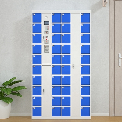Convenient & Secure 40-Slot Steel Mobile Phone Locker Cabinet With Combination Lock for Students & Gym Use