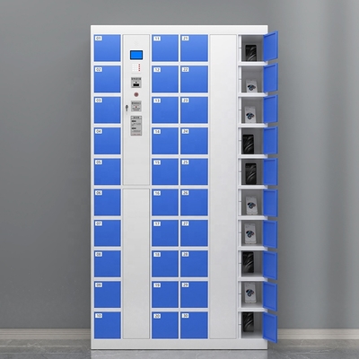 Convenient & Secure 40-Slot Steel Mobile Phone Locker Cabinet With Combination Lock for Students & Gym Use