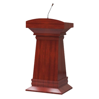 Modern Ancient Rostrum Wooden MDF Metal Podium Pulpit Desk Church College Auditorium Concert Hall Entry OEM Commercial Furniture