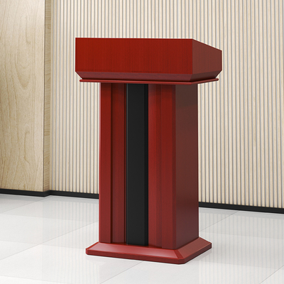 Thickened Solid Wooden Lectern Podium Church Podium School Furniture Student Speech Desk Speak Table