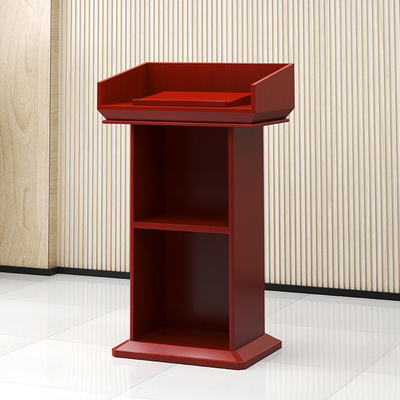 Thickened Solid Wooden Lectern Podium Church Podium School Furniture Student Speech Desk Speak Table