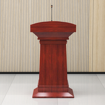 Wooden Church Lectern Podium Stand Display for Church Podium De Acrilico Modern Church Pulpit Design Concert Stage Podium
