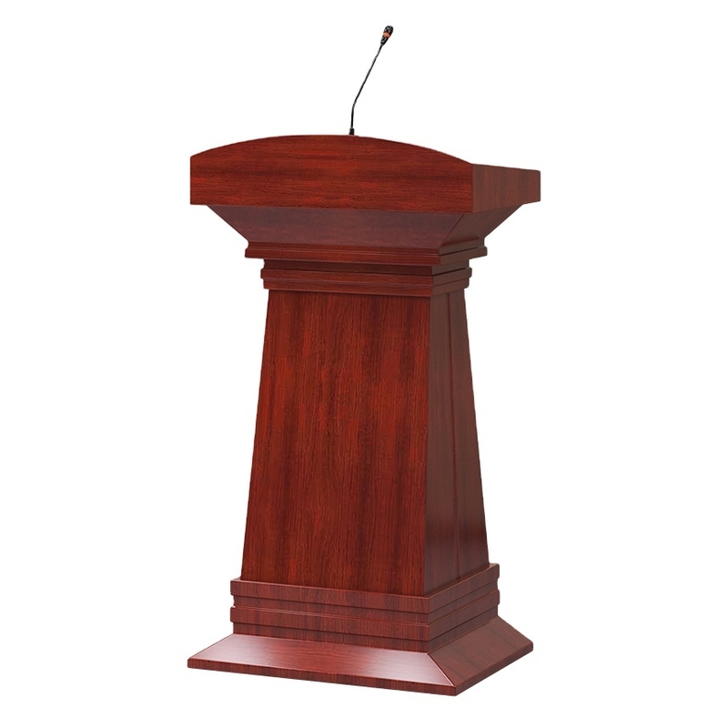 Wooden Church Lectern Podium Stand Display for Church Podium De Acrilico Modern Church Pulpit Design Concert Stage Podium